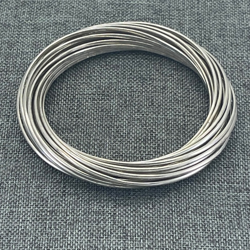 Retired Silpada Sterling Silver Bracelet Endless Rings